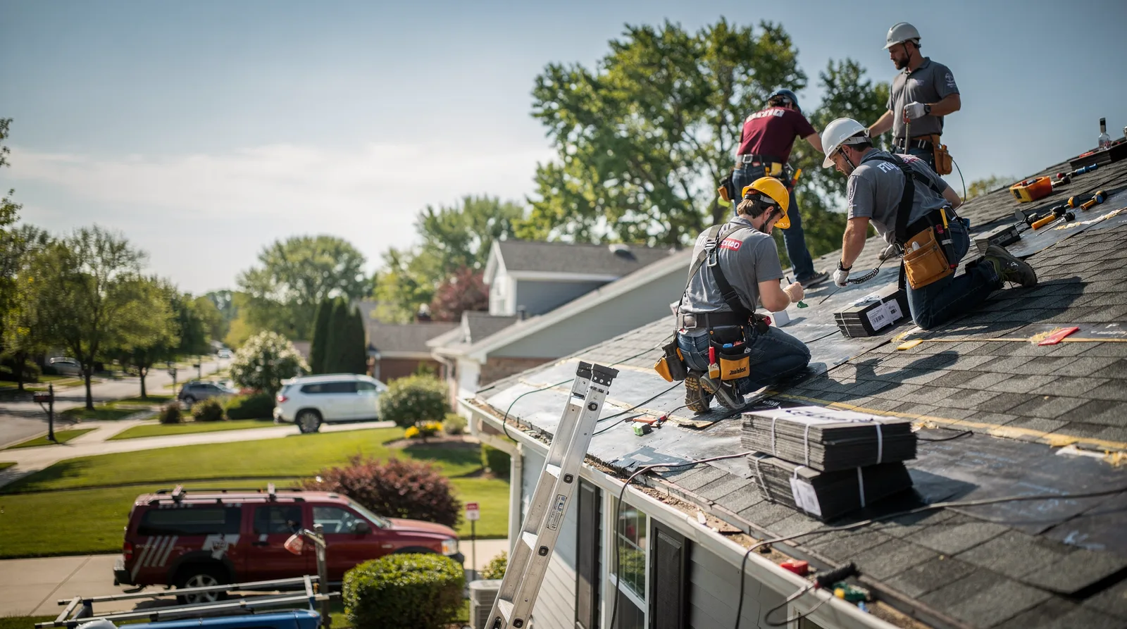 Roof Repair in Big Rock, IL around you